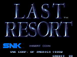 Last Resort screenshot 3 for Neo Geo AES